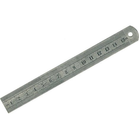 Multirex – Mini réglet en acier 150 mm – Précision pour mesures fines – Idéal pour professionnels – Usage en milieu humide
