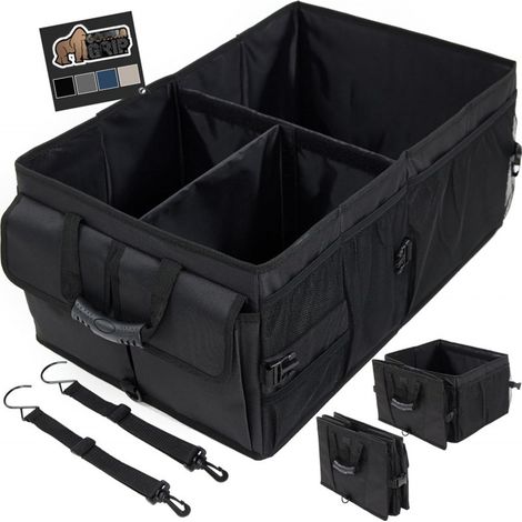 Coffre de rangement pliable, robuste et grande capacité pour voiture ou SUV antidérapant étanche. (1/4)