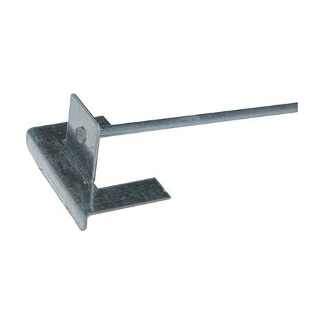 BLOCCATAPPARELLA X AVVOLGIBILI PLASTICA - ZINCATA + ASTA- 10 pezzi