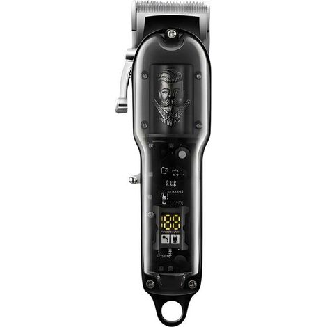 Tondeuse Cheveux et Barbe - AVIZAR - Moteur 337 - Batterie 2000mAh (100 min) - Écran électronique - Sans fil (1/5)