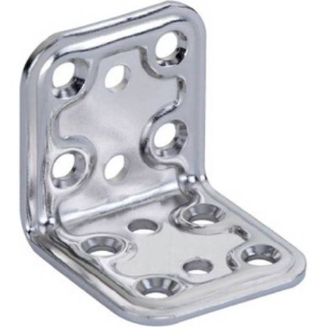5 x PIASTRA 746/IN ANGOLARE INOX 40X40X40 MM