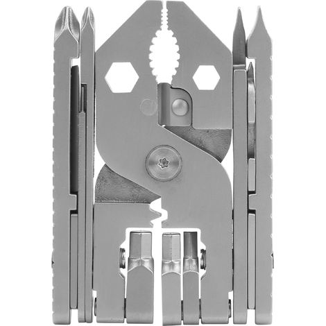 Kit de pince multifonctionnelle 25 en 1 pour l'extérieur, outil multifonction en acier inoxydable avec couteau et clé. (1/5)