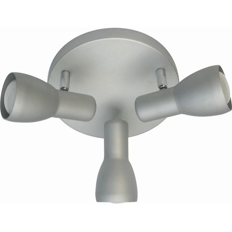 Plafoniera Candellux Picardo grigia 3xE14 29 cm metallo