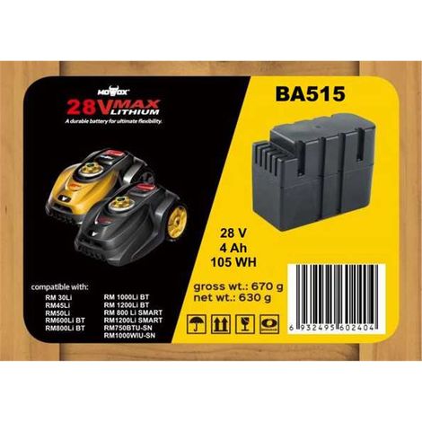 BATERIA DE REPUESTO DE 20V, 4,0AH PARA ROBOT CORTACESPED SILARO