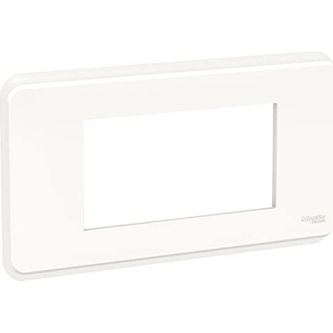 SCHNEIDER UNICA PRO PLAQUE DE FINITION 4 MODULES BLANC - NU411418