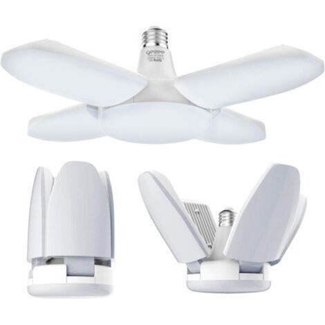Plafonnier LED de Garage 60W E27 - 6500K 6000Lm - Lampe d'Atelier pour Garage, Entrepôt, Atelier - Pack de 1 (1/5)