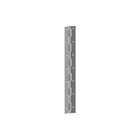 Monin Bisagra de piano con nudo enrollado acero niquelado 1980x40 mm