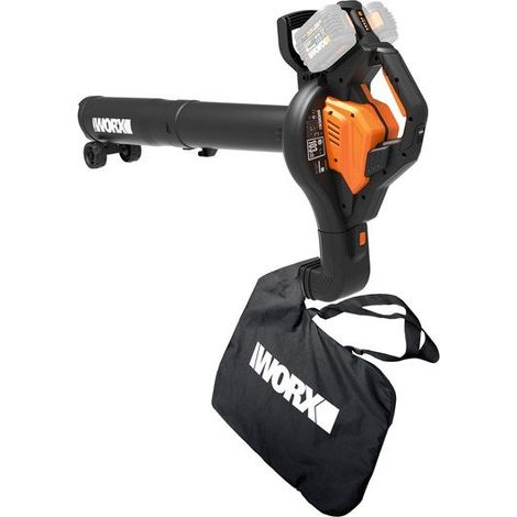 Trituradora sopladora aspiradora a batería WORX vendida sin batería WORX