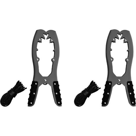 2X Poignée d'ancrage de Kayak, Poignée d'ancrage de Canoë,Pince Préhension d'ancrage Brosse pour Une Morsure Plus Serrée et Une Utilisation Facile Grip en Caoutchouc Antidérapant A (1/5)
