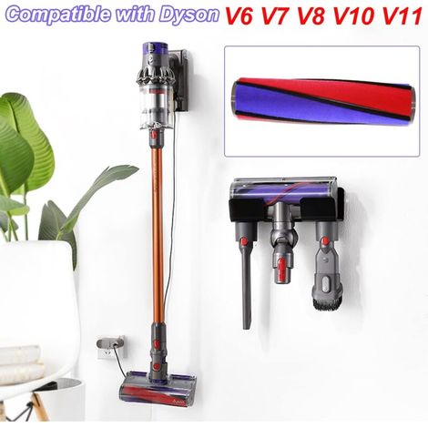 Accessoire de nettoyage pour aspirateur Dyson Brosse filtrante parquet 23,6 cm Compatibilité V6 V7 V8 V10 V11 (1/3)