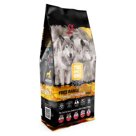Aliment complet pour chiens Alpha Spirit au poisson sauvage 12 kg