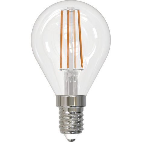 AMP. FILAM. LED, E14, 470LM REMPL. 40W, GTTE P45, TRSP., BLC CHD, RéGL. HAMA