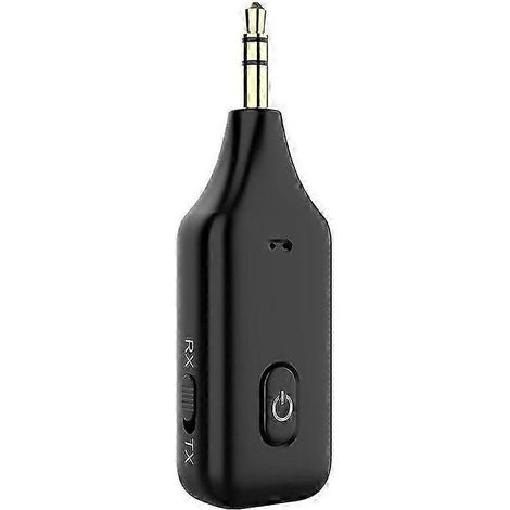 Adaptateur Bluetooth pour voiture avec prise audio 3,5 mm, récepteur/émetteur Bluetooth V5.1 RX/TX, kit mains libres pour voiture, émetteur Bluetooth, compatible avec les systèmes stéréo, les ordinate (1/5)