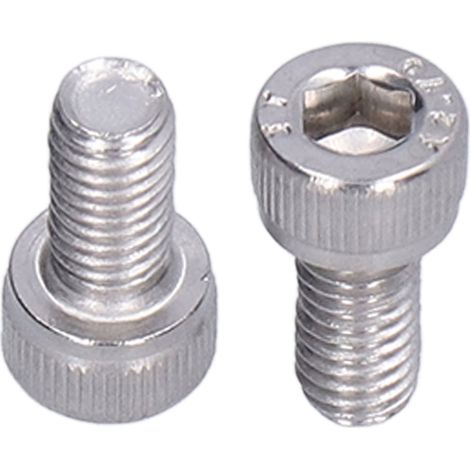 Lot de 30 vis à tête cylindrique M5 A2-70 5x10mm en acier inox pour fixation mécanique et réparation entretien (1/5)