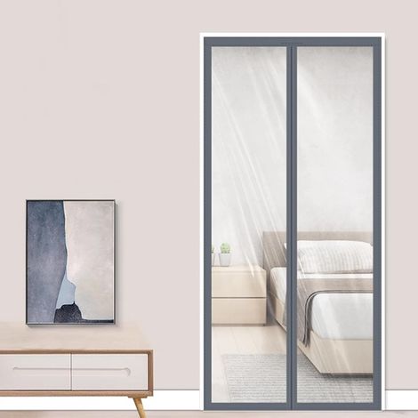 EVA Transparent Magnétique Rideau de Porte Isolant Thermique (1/5)