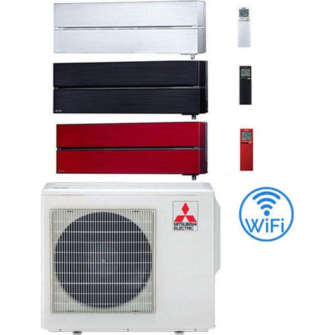 Climatiseur Mitsubishi Kirigamine Style Wifi R32 Blanc Noir Rouge Onduleur Split d’essai 9000 + 12000 + 12000 BTU avec U.E. MXZ-4F72VF NOUVELLE Classe A++/A+ (1/5)