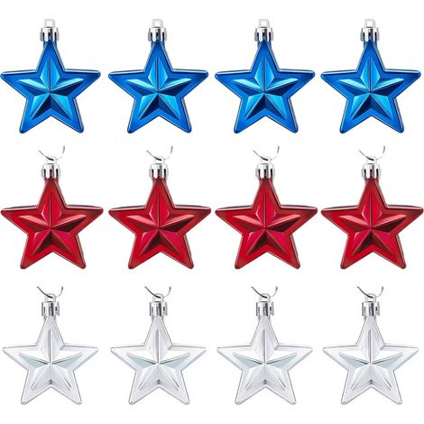 Set di decorazioni a stella in plastica fai da te, perfetto per