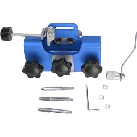 Affilacatena portatile e leggero a manovella per motoseghe elettriche, colore blu (1/5)