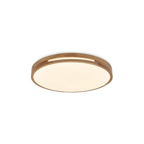 Osram LED Deckenleuchte Orbis Woodburry 39 cm 24W Holzdekor dimmbar