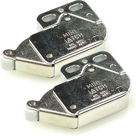2er-Pack FRANKE Sorter 95 Schnäpper Metal (133.0045.565) - Einraster, öffnen und schließen durch drücken