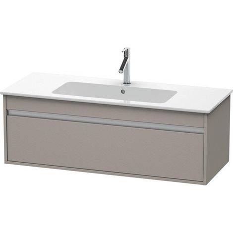 Duravit Ketho Unidad de lavabo de pared 6421, 1 extraíble, 1200mm, para ME by Starck 233612, Color (frente/cuerpo): Terra Mate - KT642101414
