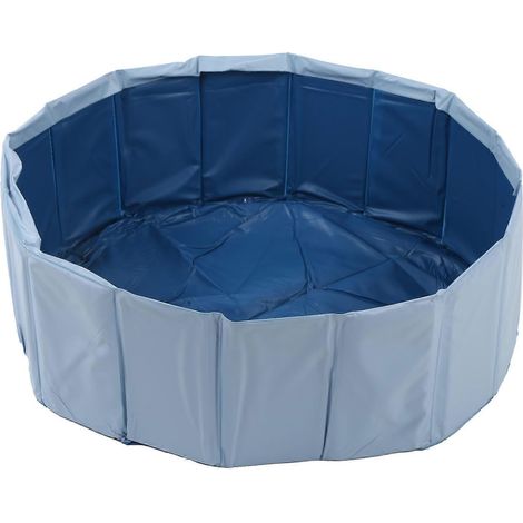 Baignoire pliable pour animaux de compagnie 2024, piscine extérieure en PVC pour chiens, chats et enfants.