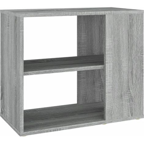 Mueble auxiliar clásico práctico espacio de almacenamiento 60 x 30 x 50 cm madera de ingeniería Sonoma gris 020048245 (1/5)