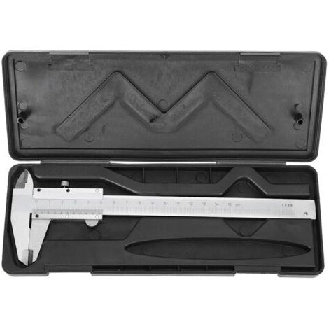 Pied à coulisse en acier au carbone, règle Vernier, mesure de bricolage de haute précision 0-150 mm pour le ménage
