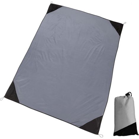 Manta de picnic de 140 x 200 cm, ultraligera y ultrafina, ideal para la playa, picnics, acampadas y senderismo. (1/5)