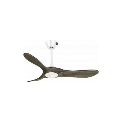 Ouray de Klassfan - Ventilateur de plafond et destratificateur moteur DC Blanc pales bois gris 10 à 20 m² OurayDC4P7Gr106 (1/5)