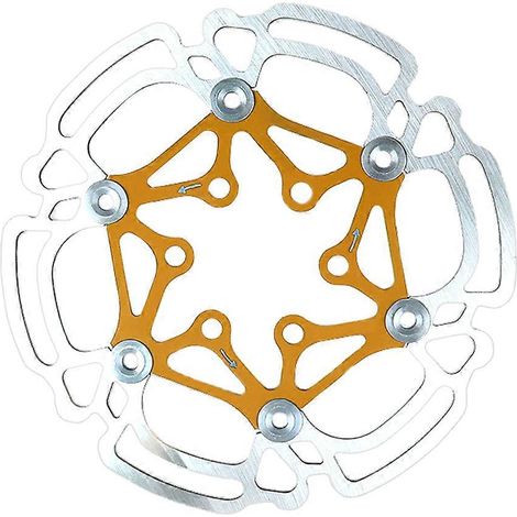 Disque de frein de 140 mm, 6 trous, en acier inoxydable, adapté aux vélos de route.