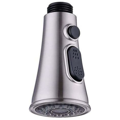 Kitchen Faucets Replacement Shower Head for Mixer Tap, Shower Head with 2 Spray Patterns, Chrome Finish, Kitchen Sink Faucet