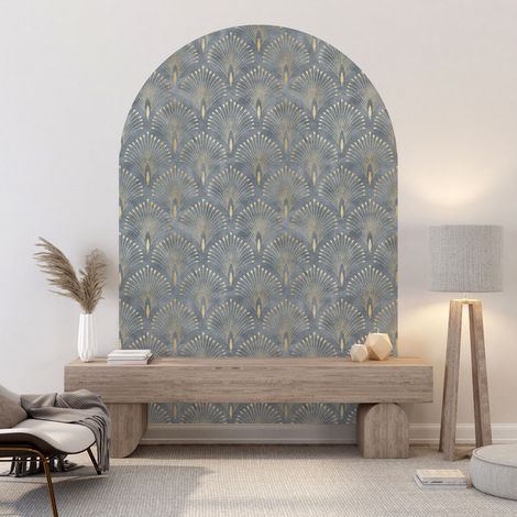 Stickers Arche - Motif oriental - 150 x 150 cm - Adhésif + Protection BRILLANTE (1/5)