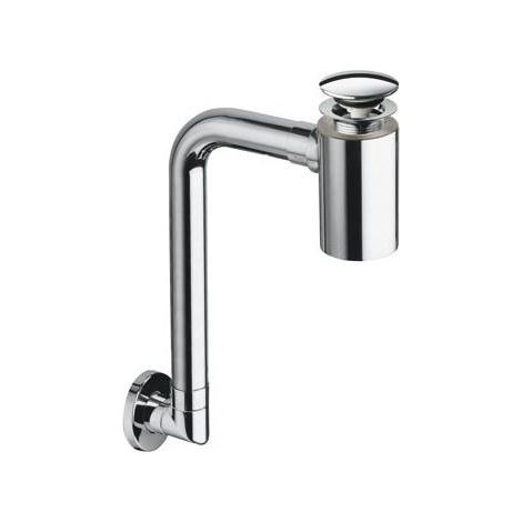 Siphon gain de place bonde up&down chromé pour lavabo - CRISTINA ONDYNA BUS33351 (1/2)