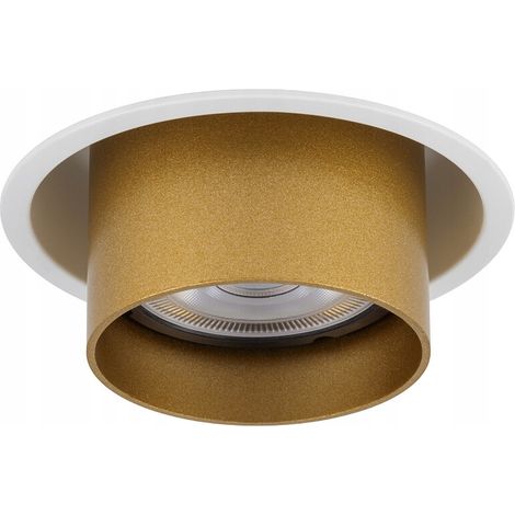 Faretto da soffitto orientabile Nowodvorski Mono Slide GU10 bianco oro (1/5)
