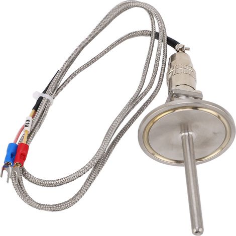 Thermocouple de type K, plage de température de -50 °C à 1250 °C, diamètre 6 mm, longueur 60 mm, fil de 1 m, sonde de température (1/5)