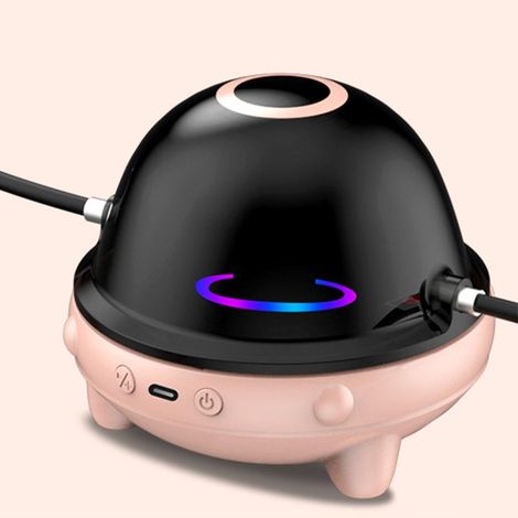 Corde à sauter électrique intelligente avec Bluetooth, LED et musique - Équipement fitness intérieur/extérieur rose (1/5)