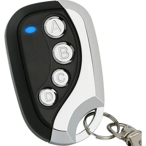 Télécommande Universelle Copieuse 2 en 1 : Alarme et Lumière, Signal 433 MHz, Lot de 2 Pièces (1/3)