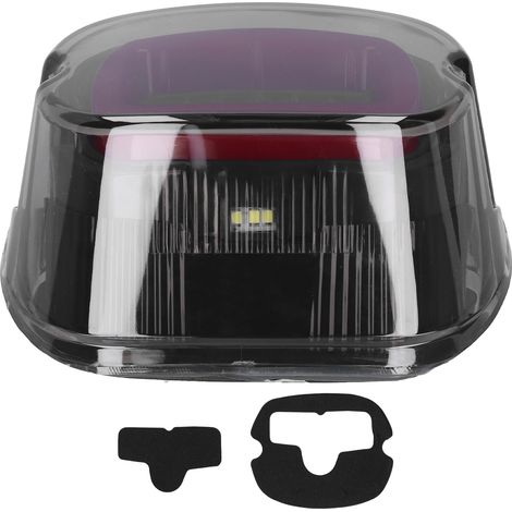 Feux Arrière LED 12V Clignotant Frein Plaque d'Immatriculation Haute Luminosité IP67 Étanche pour Moto Rétro (1/5)