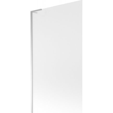 Mexen Next L Badewannenwand 1-flügelig 100 x 150 cm, Milchglas, Chrom - 895-100-000-03-30-01 (1/5)