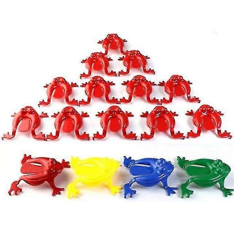 Figurines d'action pour enfants, assortiment de grenouilles sauteuses, jeu de sauteurs original et éducatif (1/5)