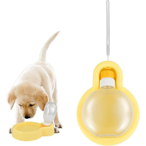Gourde pour chien, 350 ml, gamelle suspendue en silicone (1/5)