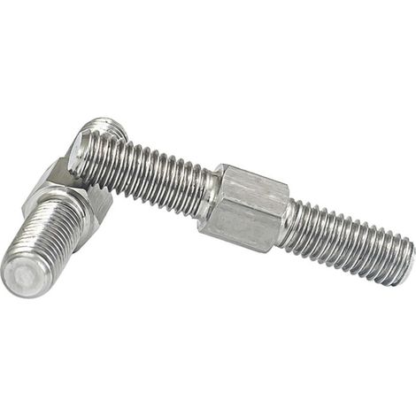 Tige filetée double extrémité en acier inoxydable, filetage gauche et (1/5)