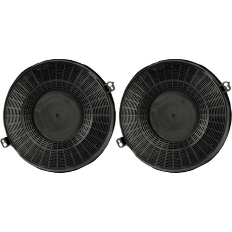 Trade-Shop Kohle-Filter Ø236mm kompatibel mit Electrolux EHFC48 E3CFT48 MCFE06, Elica Mod48 Typ48 CFC0140064 F00572, Gorenje 264308 AH023 GO264308 - 2 Stück