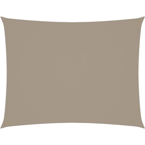 Maison Exclusive - Voile de parasol tissu oxford rectangulaire 3x4 m taupe (1/5)