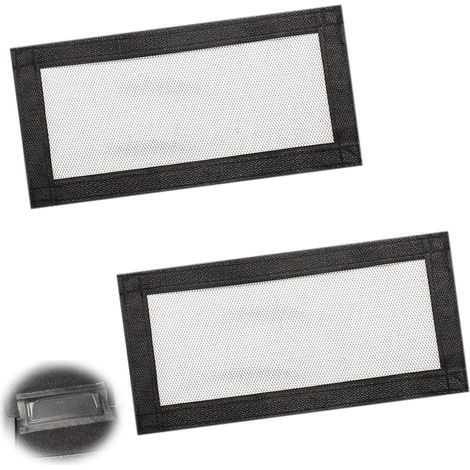 Grille Aération - 2 Pièces - Maille - Anti-Blocage - Tesla Model Y Model 3 - 12x25cm (1/5)