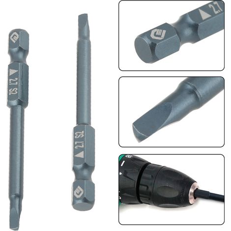 Dreieckiger Schraubendreher-Bit S2, einseitig, H6,365△2,7 mm. (1/5)