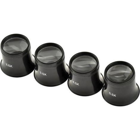 Loupe RS PRO, grossissement 2.5X, diam. lentille 25.4mm ( Prix pour 1 )