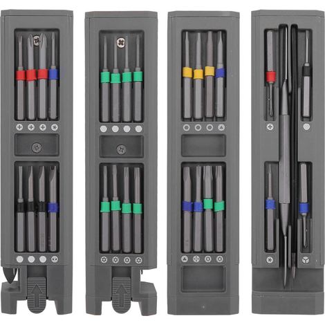 30-in-1 Präzisions-Schraubendreher-Set, magnetisches Reparatur-Werkzeug-Set, langlebiger Präzisions-Schraubendreher, für Smartphone, PC, Uhr, Kamera, elektronisches Spielzeug, Multifunktions-DIY-Demon (1/5)