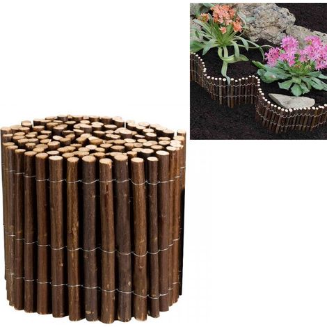 Smart Garden 30cm x 2m Willow Garden Lawn Edging Roll Flexible Border 200cm (1/2)